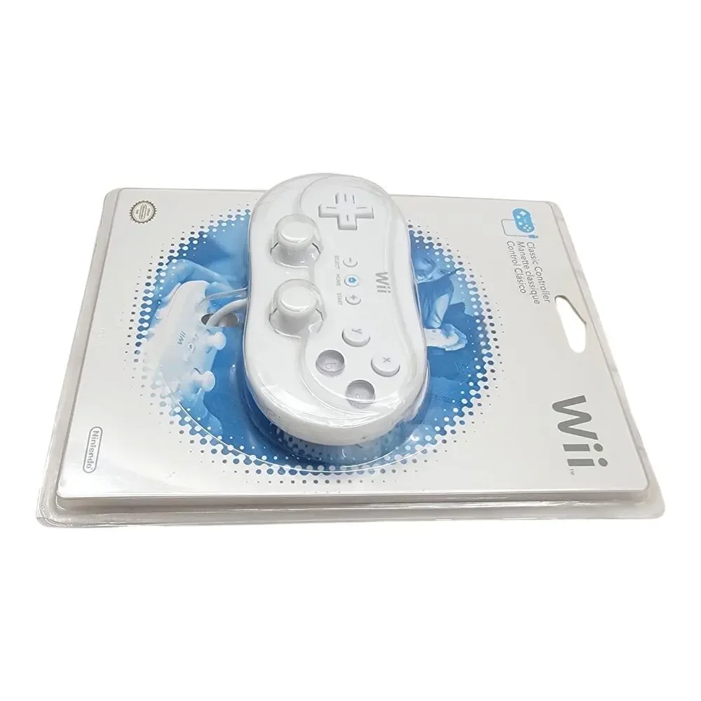 Official Nintendo Wii Classic Controller White RVL-005 OEM Brand New Sealed